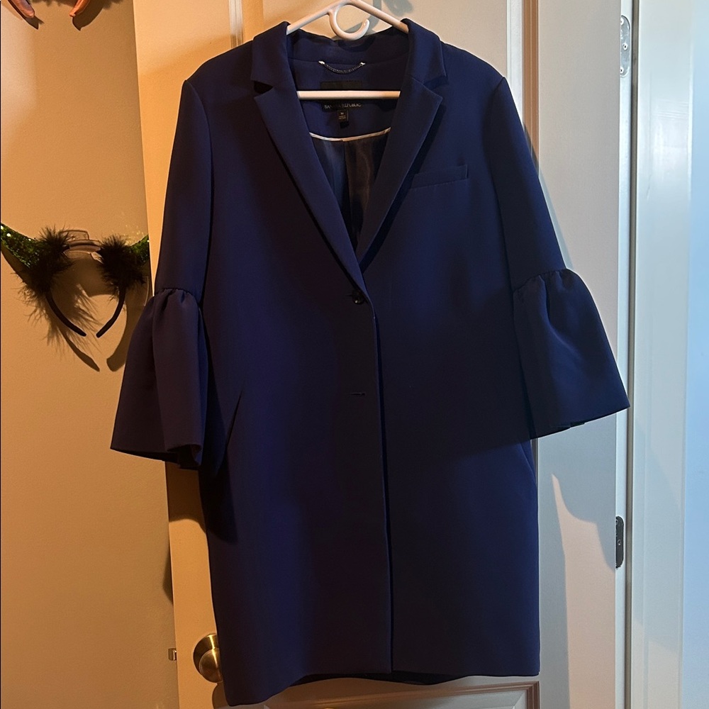 Banana Republic Deep Blue formal overcoat